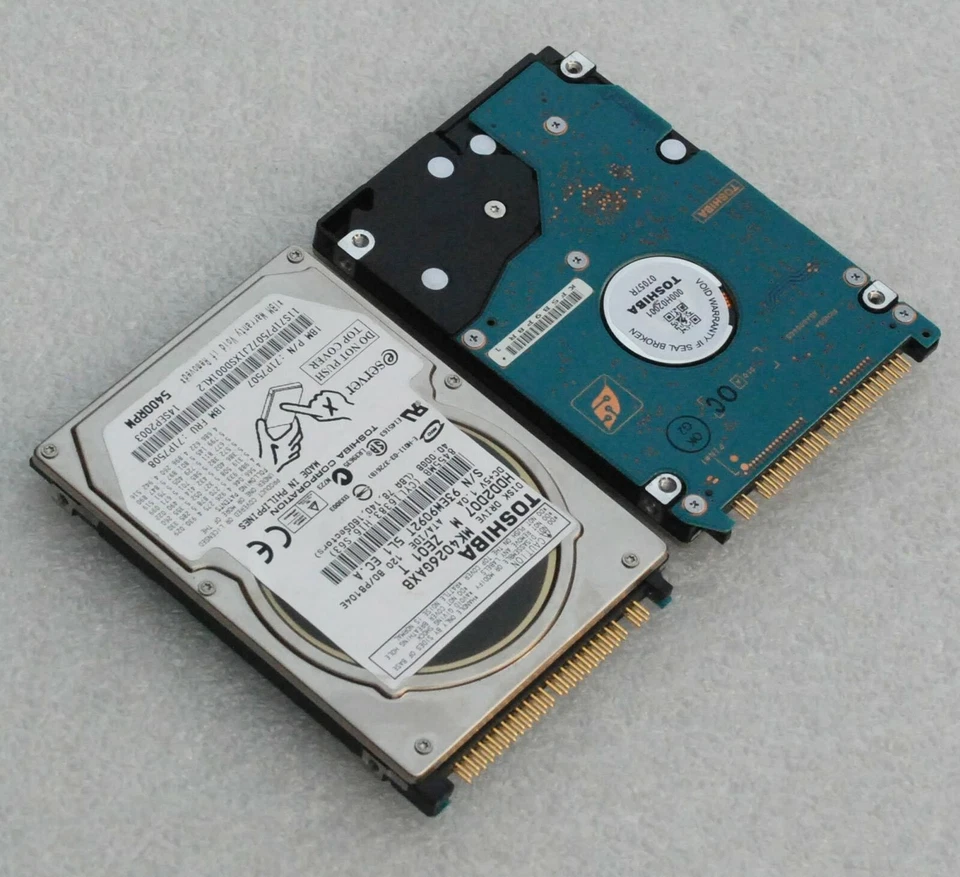 2.5" 6.25cm 40GB Festplatte Toshiba MK4026GAXB HDD2D07 IDE Harddisk #F64 mm - Image 1 of 1