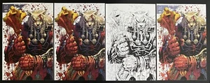 Juego de 4 cómics de Invincible Battle Beast Skybound X #25 lámina de boceto virgen 2022 - Imagen 1 de 7