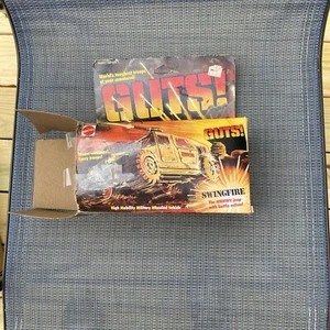 1987 Mattel G.u.t.s Swingfire Jeep Vehicle New Old Stock Worn Box All Parts - Picture 1 of 4