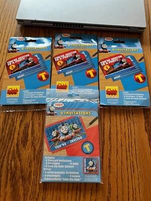Tarjetas de invitación Thomas the Tank Train Engine con sobres 32 en total Foto 1 de 4
