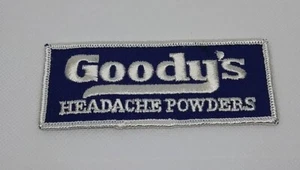 Vintage Goody's Headache Powders Embroidered Sew/Iron-On Patch - Picture 1 of 6