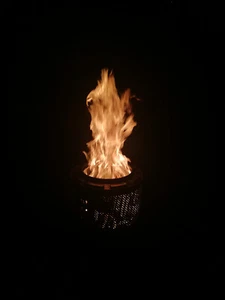 Waschmaschinentrommel als Grill, Feuerkorb, Feuerstelle - Bild 1 von 3