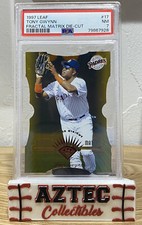 1997 Leaf Fractal Matrix #17 Die-Cut Tony Gwynn (Gold Z-Axis) /100 PSA 7