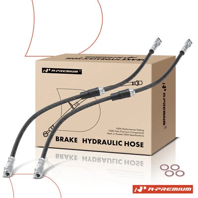 Гидравлический шланг переднего тормоза A-Premium 2x для Volkswagen Golf Jetta Beetle Passat - Изображение 1 из 4