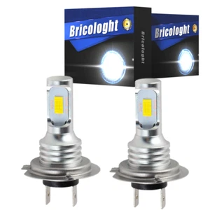 H7 LED Headlight Bulb Kit High or Low Beam 6500K Super White 26000LM Lights 2x - Picture 1 of 9