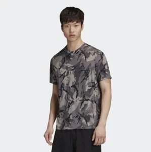 ADIDAS Men's Grey Camo Designed To Move All Over Print Tee RRP £35 - Picture 1 of 3