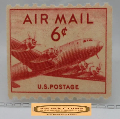 Estampilla de 6 centavos de correo aéreo postal de Estados Unidos - #S40985NQ Foto 1 de 2