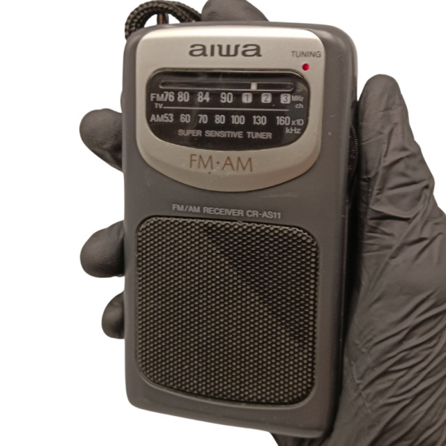 Radio De Bolsillo Aiwa Mini Pocket Radio AmFM R-22 Turquesa