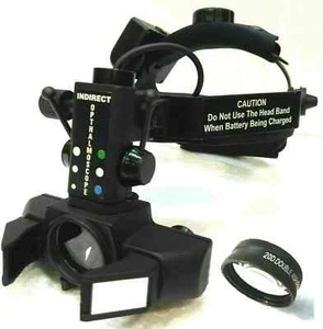 Oftalmoscopio indirecto binocular recargable con lente asférica 20D***** - Imagen 1 de 6
