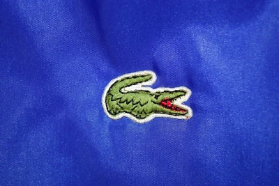 Lacoste Jacket VTG Lacoste Club Size M/L 70s 80s Thin Puffer Nylon Blue Coat - Image 1 of 4