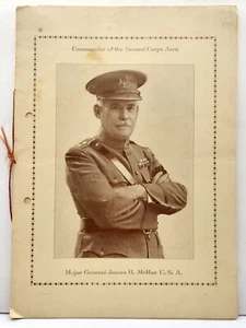 1927 Generalmajor James H. McRae (1863-1940) Ehrenvolles Abendessen Menü & Programm - Bild 1 von 9