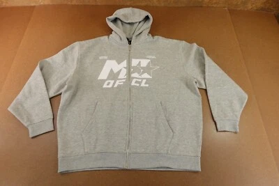 Sudadera con Capucha Boohoo HOMBRE Grande Gris Jaspeado Polar Gran Tamaño Cremallera Completa Nueva con Etiquetas Foto 1 de 4