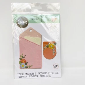 Sizzix Thinlits Interactive Tags by Olivia Rose Metal Cutting Dies 665395 NEW - Picture 1 of 5