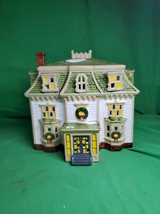 Dept 56 The Original Snow Village Maple Ridge Inn #51217 con scatola Natale vintage - Foto 1 di 7
