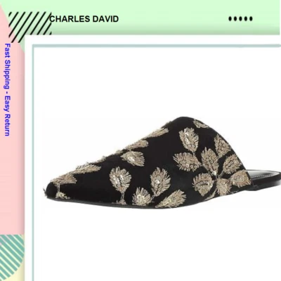 Charles by Charles David Women's Fickle Embellished Mule Gold 7.5 M - Изображение 1 из 4