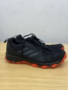 adidas Terrex Tracerocker Trail Hiking Shoe Men's Black Red US Sz 8 - Picture 1 of 9