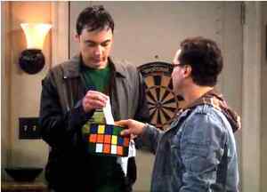 RUBIK'S CUBE TISSUE BOX COVER - EXACT TV REPLICA FROM "THE BIG BANG THEORY"!