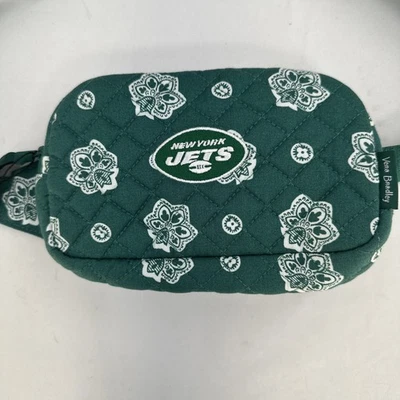 Mini bolso cinturón Vera Bradley NFL New York Jets verde blanco bandana riñonera Foto 1 de 4