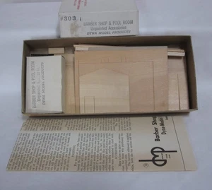 Dyna Model #303 "BARBER SHOP & POOL HALL" NIB - Picture 1 of 2