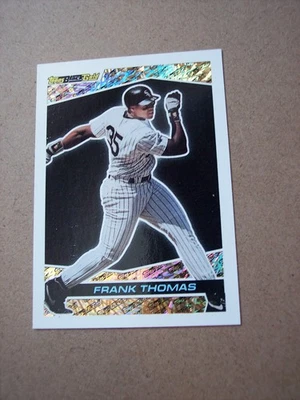Tarjeta de béisbol Frank Thomas 1993 Topps negra dorada #42 casi nueva o mejor Foto 1 de 2