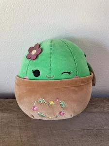 Peluche Cuore Pianta di Cactus Squishmallow 8” Shadi - Nuovo Con Etichette Giocattolo Regalo - Foto 1 di 5