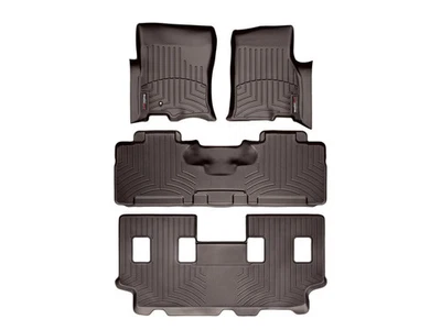 WeatherTech FloorLiner for 2007-2010 Lincoln Navigator - Full Set, Cocoa - Image 1 of 4