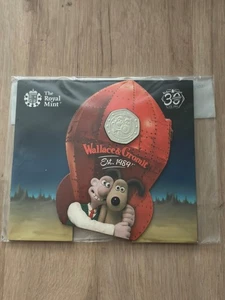 Wallace & Gromit 30 Years 50p Royal Mint Brilliant Uncirculated Pack BU5 - Picture 1 of 3