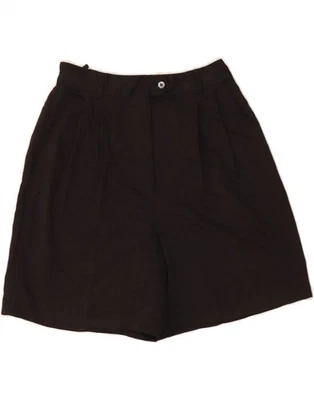 IZOD женщин высокая талия привязанный Chino шорты Великобритании 6 XS W25 черный полиэстер CQ79 - Изображение 1 из 3