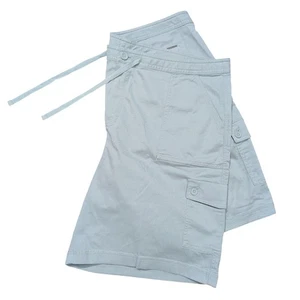 LL Bean Shorts Damen Übergröße 20 blau Lieblingsform Baumwolle Freizeit Komfort Cargo - Bild 1 von 10