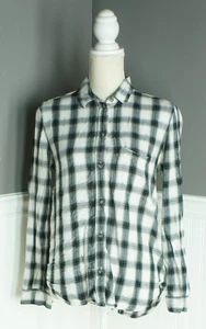 American Eagle Flannel Shirt Womens M Soft Boyfriend Fit - Picture 1 of 4