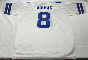 NWT Dallas Cowboys Legends Troy Aikman #8 Reebok Jersey Adult XL Autograph Read - Picture 1 of 14