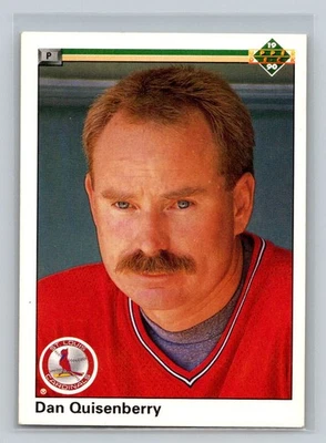 1990 Upper Deck #659 Dan Quisenberry St. Louis Cardinals Baseball Card - Image 1 of 2