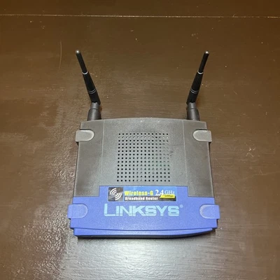 Linksys WRT54G 54 Mbps 4-Port 10/100 Wireless G Router No Power Cord - Image 1 of 4