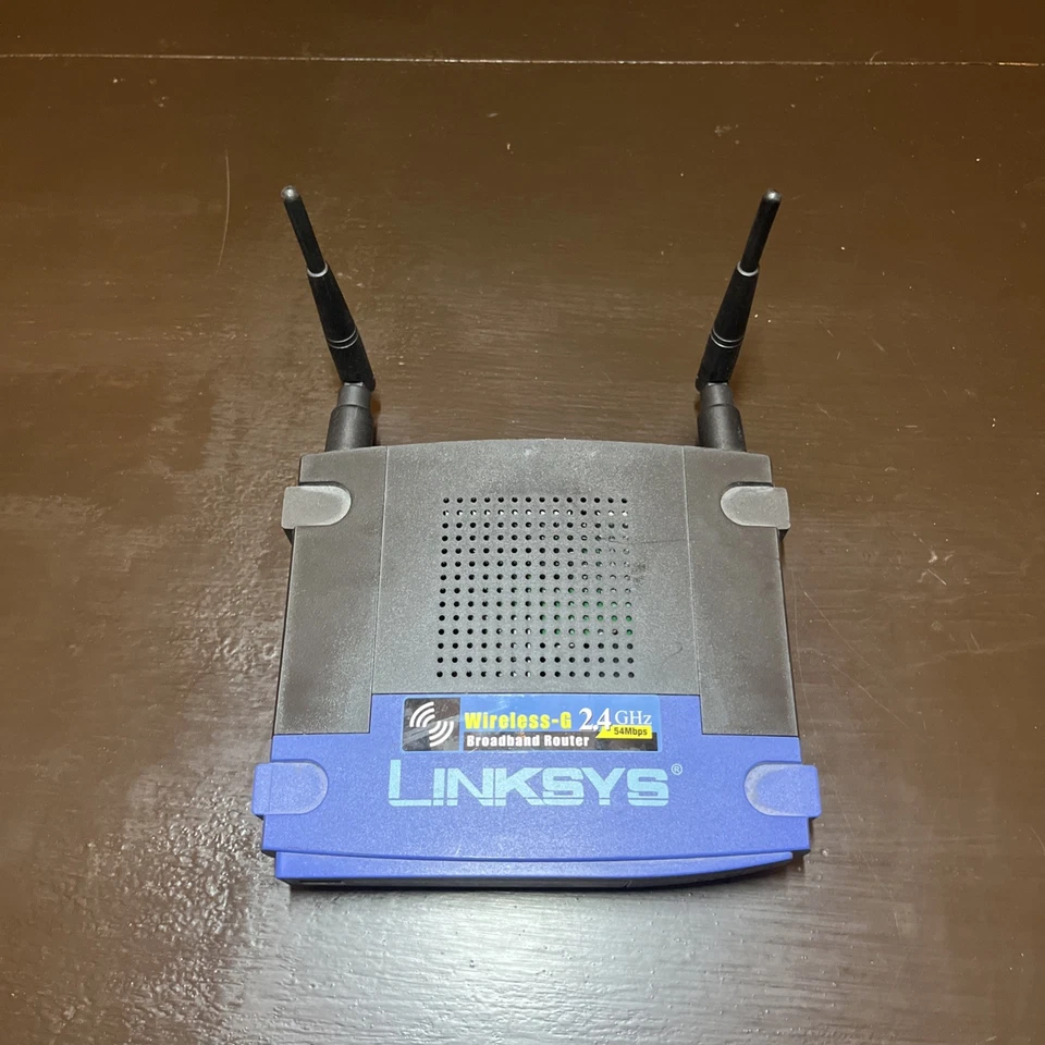 Linksys WRT54G 54 Mbps 4-Port 10/100 Wireless G Router No Power Cord - Image 1 of 4