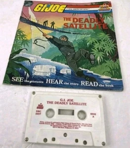 Gi Joe The Deadly Satellite Buch und Kassette Band  - Bild 1 von 5