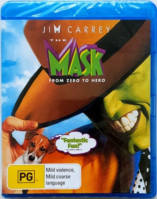 The Mask (From Zero to Hero)  Blu-ray Jim Carrey NEW - Image 1 of 2