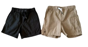 Micros Brand Shorts Black & Brown With Elastic Waist Boys Size 5—2 In Lot - Picture 1 of 8
