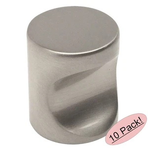 25 Pack - Cosmas Cabinet Hardware Satin Nickel Finger Pull #3312SN - Picture 1 of 1