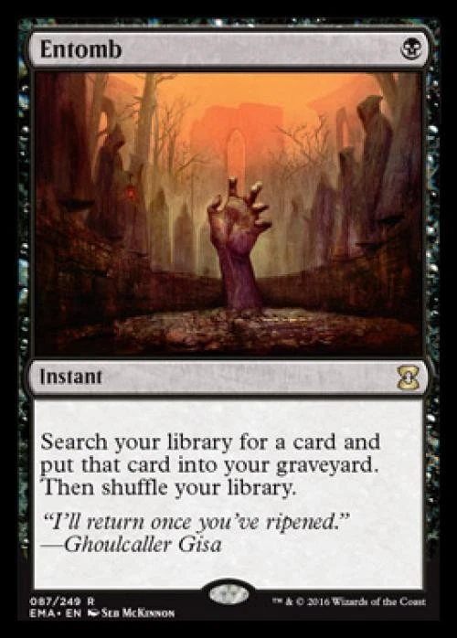 MTG English Entomb NM Foil Eternal Masters - Image 1 of 1