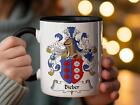 German Surname Coat Of Arms Mug, Bieber Family Crest, Heraldry Coffee Cup, Ances