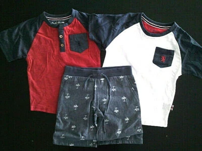 Camisetas y pantalones cortos de lavandería inglesa para bebés/niños $42 - $54 Two-S.S. talla 12 meses -  7 Foto 1 de 4