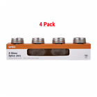 4/8/12 Pack Glass Spice Jars With Lid Bottle Storage Container Preserve Jar Herb