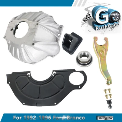 Kit de carcasa de campana y horquilla de embrague de 11" y cojinete de tiro y cubierta para Chevy 3899621 Foto 1 de 4