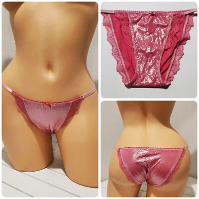 Victoria's Secret Dream Angels блестящие струны бикини кружева 4/Xs Miss новый розовый - Изображение 1 из 4