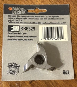 Black & Decker SR6529 Steel Shaper Cutter for 1/2" Shaper/Router Door Rail Coper - Picture 1 of 6