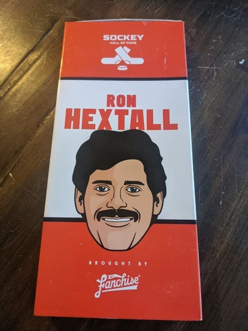 RON HEXTALL Sockey Hall Of Fame SOCKS Size 7 - 12 NEW Philadelphia Flyers hockey Cover