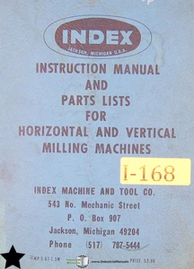 Índice Pozos 60, 660 760 645 555 145 55 55A 60A Manual de instrucciones de fresado y piezas - Imagen 1 de 2