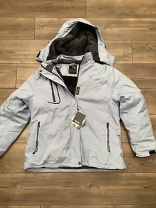 Wantdo NWT Women's Blue/grey Sport Ski Snowboarding Coat Parka Jacket Size XL - Picture 1 of 8