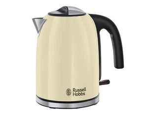 Russell Hobbs Wasserkocher Teekocher Heißwasser Edelstahl creme*B-Ware - Bild 1 von 3