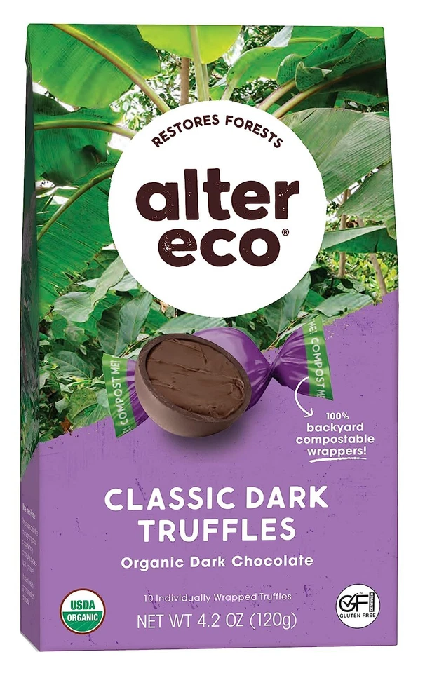 Trufa orgánica Alter Eco clásica negra 4,2 OZ paquete de 1 Foto 1 de 2